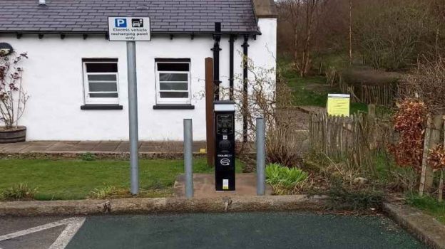 Image of vehicle charging point installed by Greenview