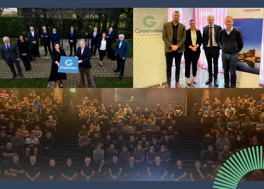 Collage of images of the Greenview team, celebrating new investment partner Cordovan Capital Management