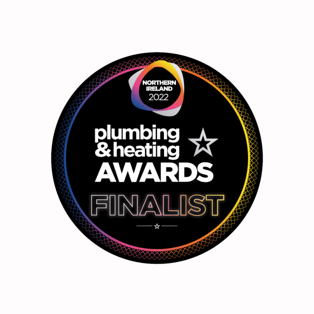 Image of the celebratory graphic for finalists of the Plumbing & Heating Awards 2022